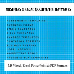 BUSINESS & LEGAL DOCUMENTS