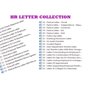 HR Letter Format ( Collection )