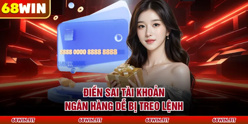Điền sai tài khoản ngân hàng dễ bị treo lệnh