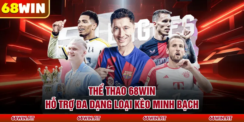 Thể thao 68WIN hỗ trợ đa dạng loại kèo minh bạch